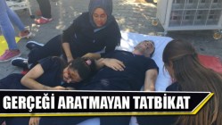 Özel Doğuş Hastanesi’nden Gerçeği Aratmayan Tatbikat