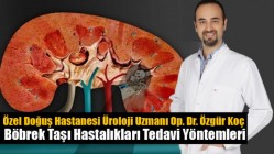 Özel Doğuş Hastanesi Üroloji Uzmanı Op. Dr. Özgür Koç; Bilgilendiriyor