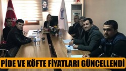 Pide ve köfte fiyatları güncellendi