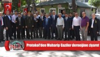 Protokol'den Muharip Gaziler derneğine ziyaret