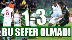 Rövanşı Trabzon Aldı 1-3