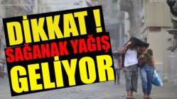 SAĞANAK YAĞIŞ GELİYOR