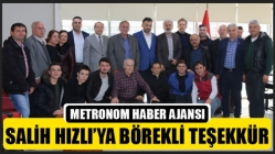 Salih Hızlı’ya Börekli Teşekkür