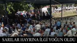 Sarılar Hayrına İlgi Yoğun oldu