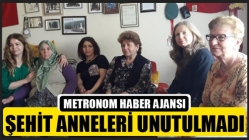 Şehit anneleri unutulmadı