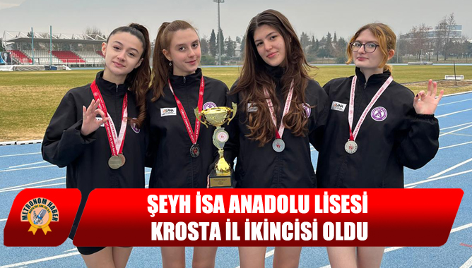 Şeyh İsa Anadolu Lisesi Krosta İl İkincisi Oldu