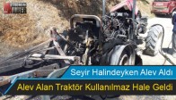 Seyir Halindeyken Alev Aldı