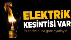 Seyit Ahmet Mahallesinde Elektrik Kesintisi