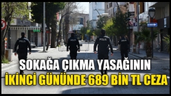 Sokağa Çıkma Yasağının İkinci Gününde 689 Bin Tl Ceza