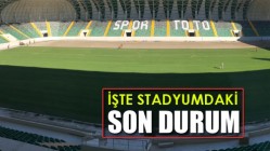 Spor Toto Akhisar Belediye Stadyumu son görünümü