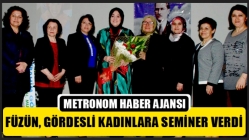 Şükran Füzün, Gördesli kadınlara seminer verdi