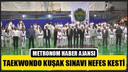 Taekwondo kuşak sınavı nefes kesti