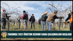 Tarımda 2021 Üretim Sezonu Saha Çalışmaları Başladı