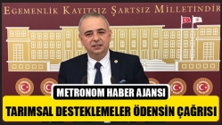 Tarımsal Desteklemeler Ödensin Çağrısı