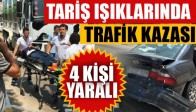 Tariş Işıklarında Trafik Kazası, 4 Yaralı