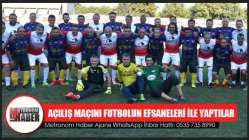 Thyateira Master Futbol Takımı açılış maçını futbolun efsaneleri ile yaptı