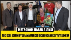 Toki Özel Eğitim Uygulama Merkezi Okulundan Başkan Hızlı’ya Teşekkür