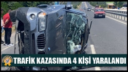 Trafik Kazasında 4 Kişi Yaralandı