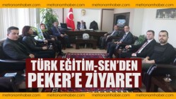 Türk Eğitim-Sen’den Peker’e Ziyaret