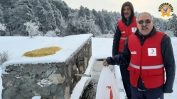 Türk Kızılay Akhisar Şubesi Doğadaki Canlara Yem Dağıttı