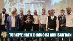 Türkiye hafız birincisi Akhisar’dan