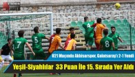 U21 Maçında Akhisarspor, Galatsaray’ı 2-1 Yendi