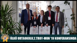 Ülkü Ortaokulu,2.Troy-Mun ‘19 Konferansında