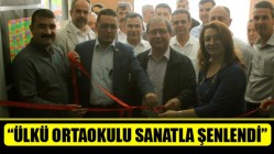 “Ülkü Ortaokulu Sanatla Şenlendi”