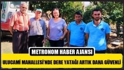 Ulucami Mahallesi’nde Dere Yatağı Artık Daha Güvenli