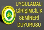 Uygulamalı Girişimcilik Eğitimi