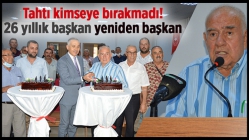 Uysal; Tahtı kimseye bırakmadı