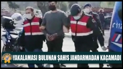 Yakalaması Bulunan Şahıs Jandarmadan Kaçamadı