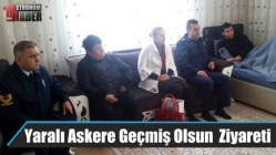 Yaralı Askere Geçmiş Olsun Ziyareti