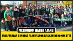 Yeşil Siyah Taraftarlar Derneği, Alanyaspor Başkanını konuk etti