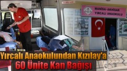 Yırcalı Anaokulundan Kızılay'a 60 Ünite Kan Bağışı