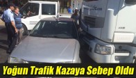 Yoğun Trafik Kazaya Sebep Oldu