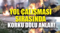 Yol Çalışması Sırasında Korku Dolu Anlar!