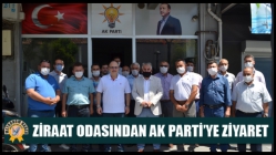 Ziraat Odasından AK Parti’ye Ziyaret