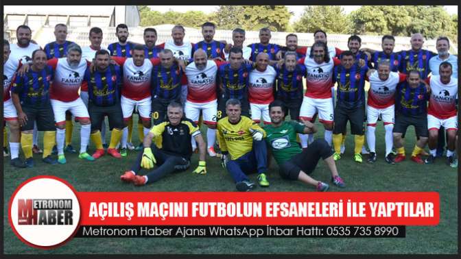 Thyateira Master Futbol Takımı açılış maçını futbolun efsaneleri ile yaptı