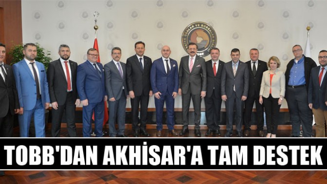 TOBBdan Akhisara tam destek