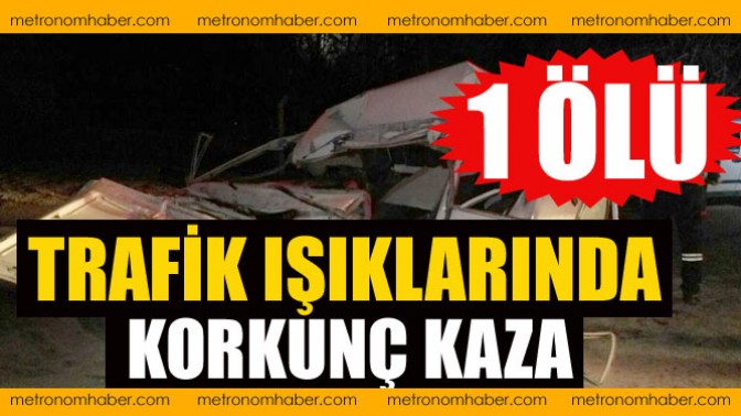 Trafik Işıklarında Korkunç Kaza