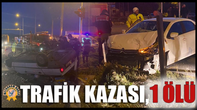 Trafik Kazası 1 Ölü