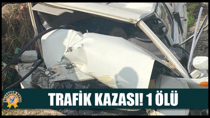 Trafik Kazası! 1 Ölü