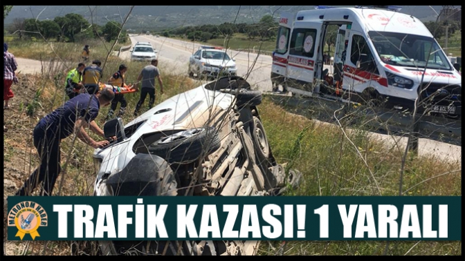 Trafik Kazası! 1 Yaralı