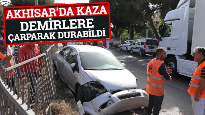 Trafik Kazası Ucuz Atlatıldı