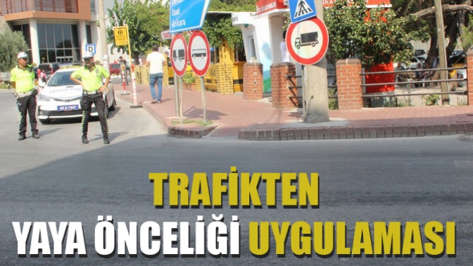 Trafikten Yaya Önceliği Uygulaması