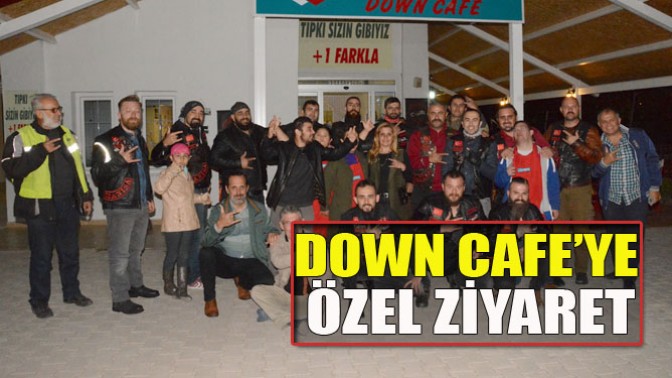 Türk Chopper Manisa Motosiklet Kulübünden Down Cafe’ye Ziyaret Turu