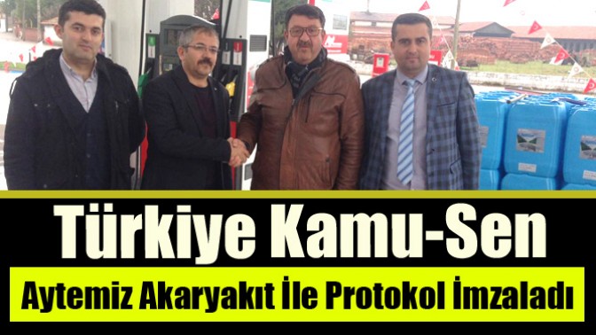 Türkiye Kamu-Sen, Aytemiz Akaryakıt İle Protokol İmzaladı