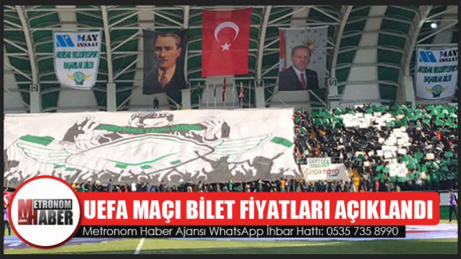 Uefa Maçı Bilet Fiyatları Açıklandı