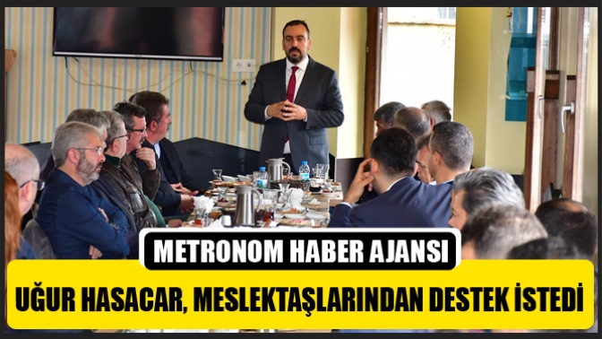 Uğur Hasacar, Meslektaşlarından Destek İstedi